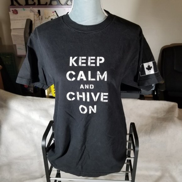 Chive Tees Other - Keep Calm and Chive On KCCO Canada Flag S/S Shirt